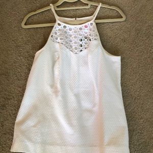 Lilly Pulitzer resort white Larina top. NWT